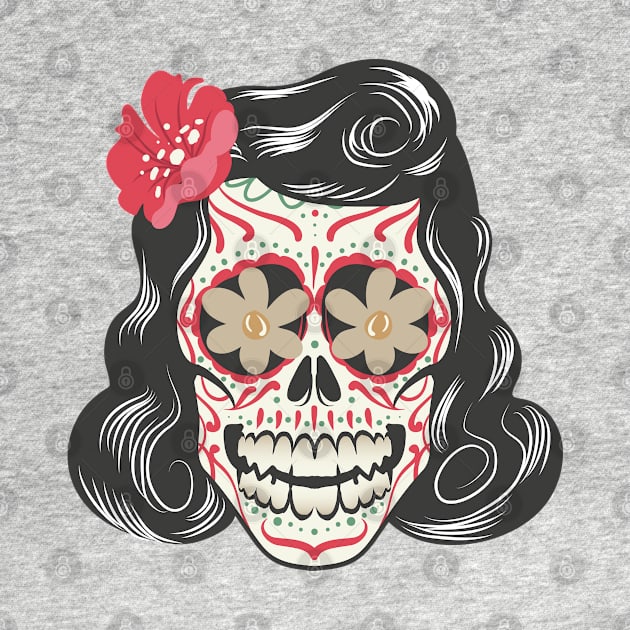 SUGAR SKULL FEMINIME by Mako Design 